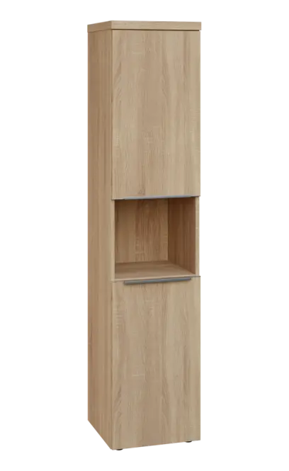 SIN 5 - 42DN kancelářská skříň, 2-dveřová/nika, pravá, 1820x400x400, dub bardolino